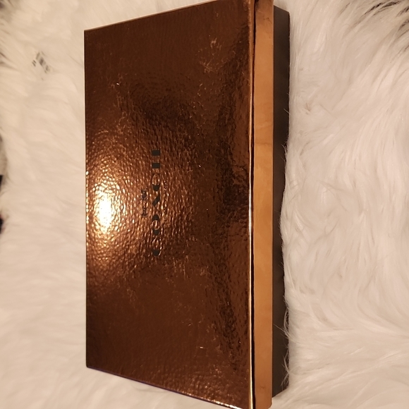 Coach SV/Dk Denim/Black Wristlet w/ Signature Logo 4"W x 7 1/4"L - Picture 5 of 5